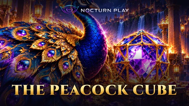 The Peacock Cube — 3D jewel cube game