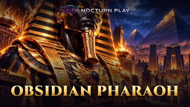 Obsidian Pharaoh — Line slot (book style)