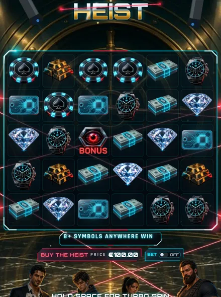 Casino Heist slot by Nocturn Play