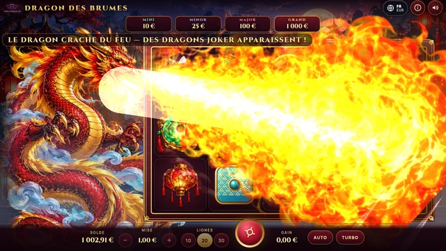 Mist Dragon — Slot a linee + Hold & Win