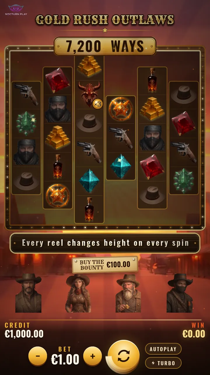 Gold Rush Outlaws na mobilu na výšku