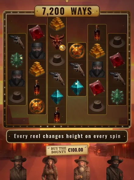 Gold Rush Outlaws slot by Nocturn Play