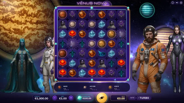Vénus Nova — Slot a cluster