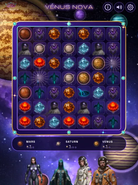 Vénus Nova slot by Nocturn Play