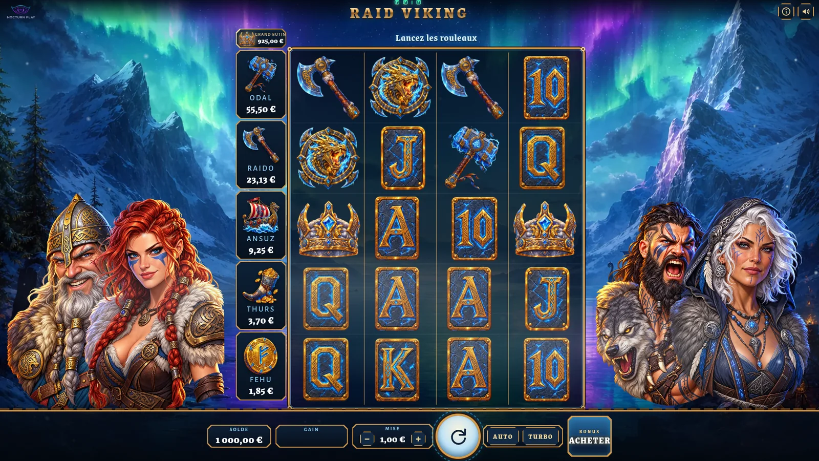 Základní hra Viking Raid